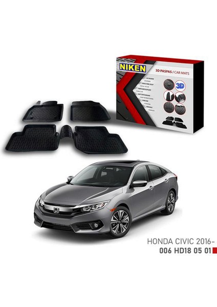Zengezur 3D Paspas Honda Civic 2016-