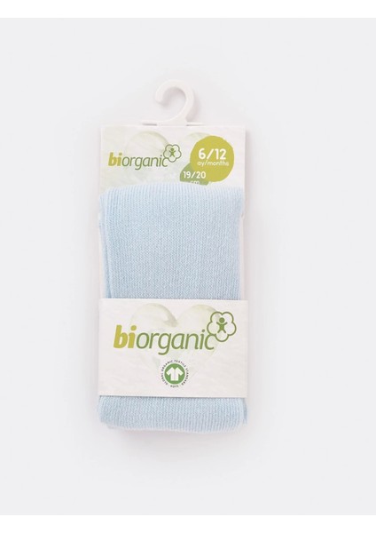 Bibaby Biorganic Basic Külotlu Çorap 68235 Mavi