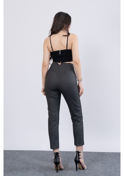 Trend Önü Pensli Zr Model Ekose Pantolon 30102 modelleri
