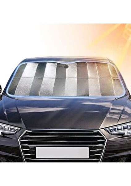 Araba Ön Cam Güneşlik Araç Oto Güneşlik Güneş Koruyucu Katlanabilir Vantuslu Araba Perdesi Önleyici fiyatları