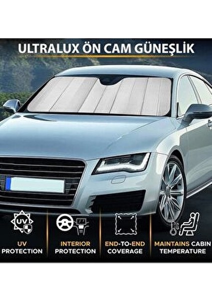 Araba Ön Cam Güneşlik Araç Oto Güneşlik Güneş Koruyucu Katlanabilir Vantuslu Araba Perdesi Önleyici modelleri