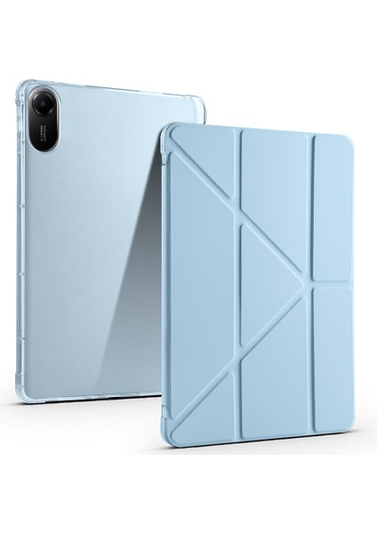Xiaomi Redmi Pad 2 Uyumlu Tri-Folding Kalem Bölmeli Uyku Modlu Akıllı Kılıf
