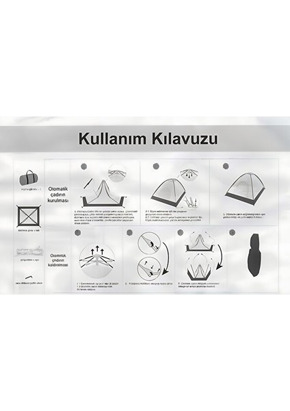 4 Kişilik Otomatik Çadır fiyatları