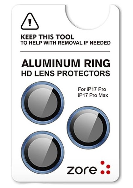 iPhone 17 Pro / 17 Pro Max Uyumlu Safir Kamera Lens Koruyucu Anti-Reftective Premium Temperli Cam fiyatları