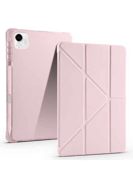 Honor Pad X9 Pro Uyumlu Tri-Folding Kalem Bölmeli Uyku Modlu Akıllı Kılıf