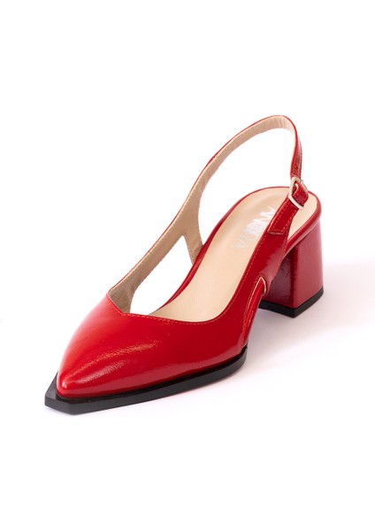 Rugan Topuklu Deri Kadın Ayakkabısı 25HSY02052 modelleri