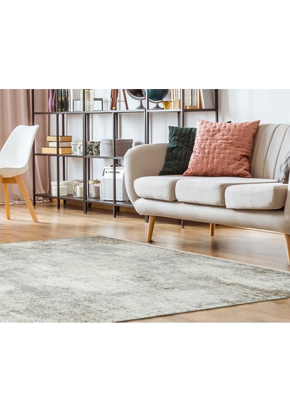 Lagos Xw Lgs 05 Gri Bej - Yıkanabilir Hav Vermez Modern Desenli Halı indirimleri