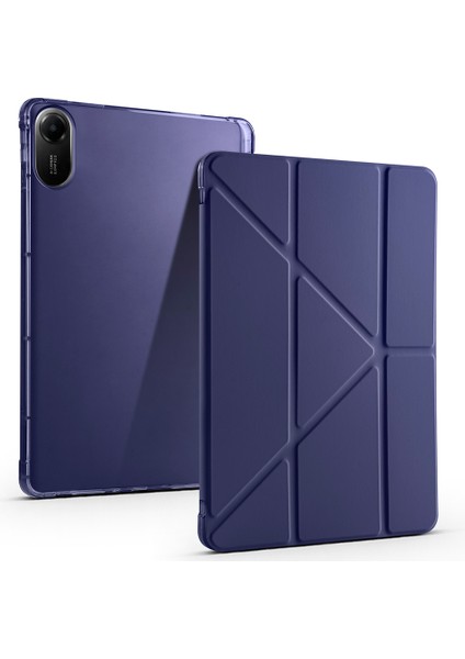 Xiaomi Redmi Pad 2 Uyumlu Tri-Folding Kalem Bölmeli Uyku Modlu Akıllı Kılıf