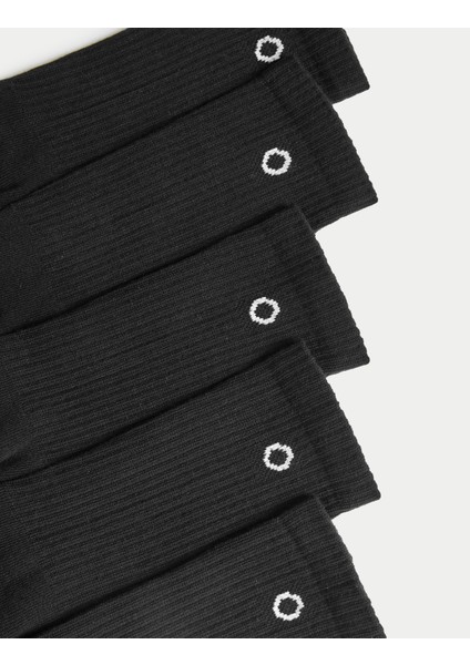 5'li Pamuk Karışımlı Çorap Seti fırsatları