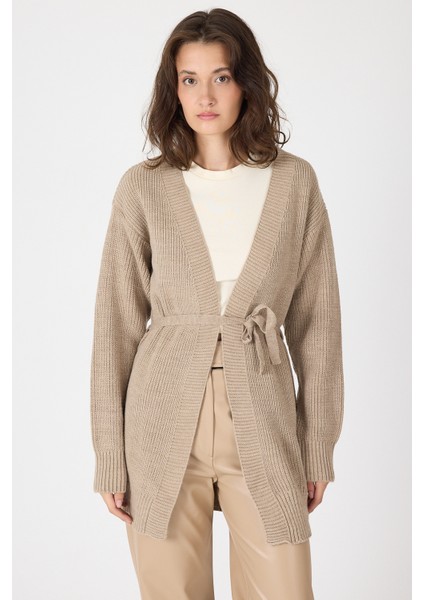 Vizon Kuşaklı Örme Kadın Hırka 6905 fiyatları