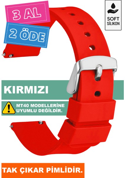 Tcl Mt42 Mt42x Mt43 Mt46-Slazenger Akıllı Çocuk Saatleriyle Uyumlu Silikon Saat Kordonu Kayışı