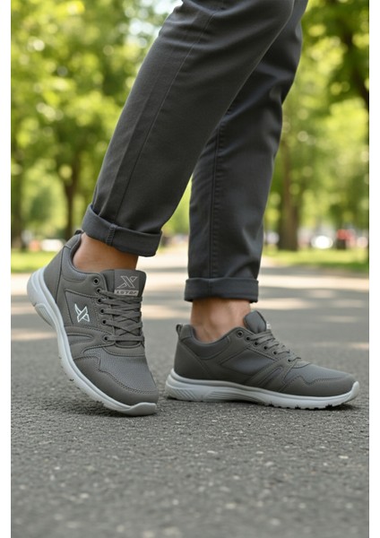 Füme Büyük Numara Bağcıklı Erkek Spor Ayakkabı Xstep 020-CILT M modelleri