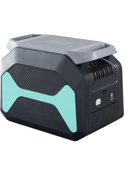 1024WH | 3600W Max. Lifepo4 Taşınabilir Güç Kaynağı Özel Aplikasyon Dahili Fener ve Kablo Seti +4000 Üstü Döngü %99.99 Bms Çoklu Çıkış | P1800