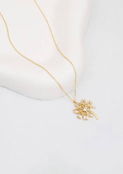 Bagetli Hayat Ağacı 14 Ayar Altın Kolye modelleri