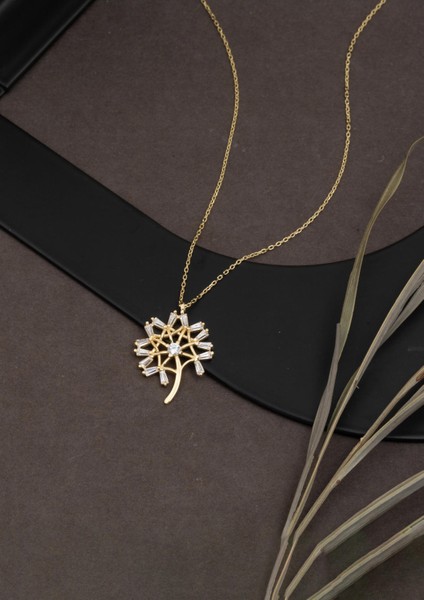 Bagetli Hayat Ağacı 14 Ayar Altın Kolye fırsatları