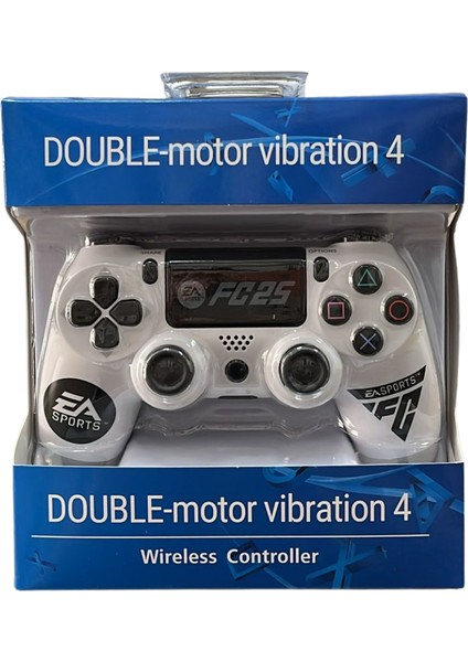 Glrtech P4G Kablosuz Oyun Kolu Double Motor Titreşimli Şarj Edilebilir Ps4 Uyumlu