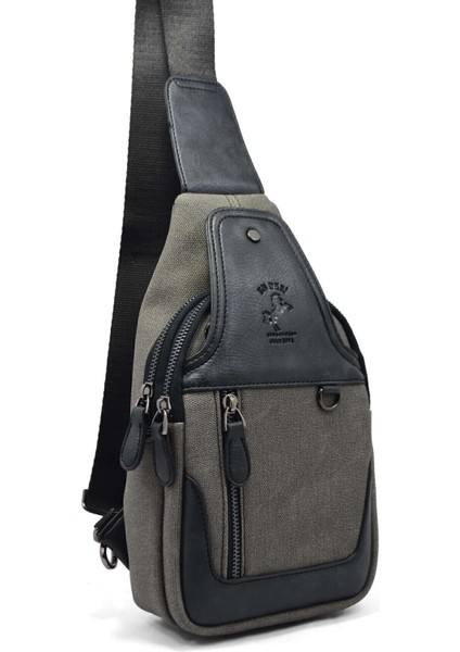 Erkek Kanvas Antrasit Çapraz Askılı Omuz Çantası Kanvas Çanta indirimleri