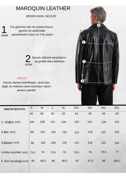 Ramos Erkek Safari Deri Mont