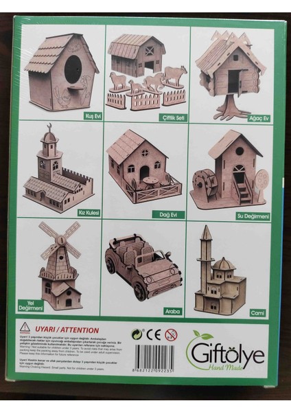 Galata Kulesi Ahşap Boyama Seti fiyatları