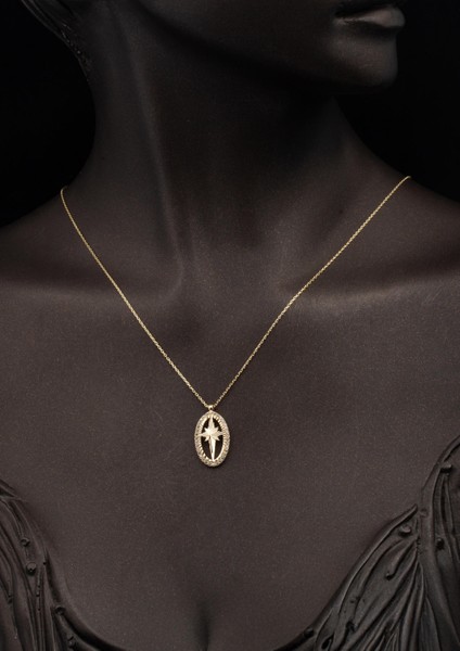 Kuzey Yıldızı Altın Kolye 14 Ayar fiyatları