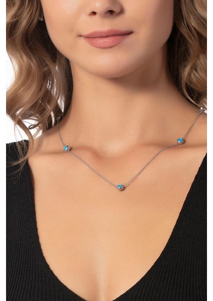 Nazarlı Zincir Kolye