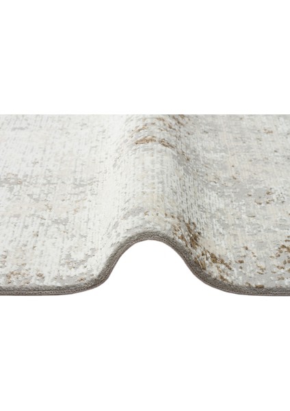 Lagos Xw Lgs 05 Gri Bej - Yıkanabilir Hav Vermez Modern Desenli Halı