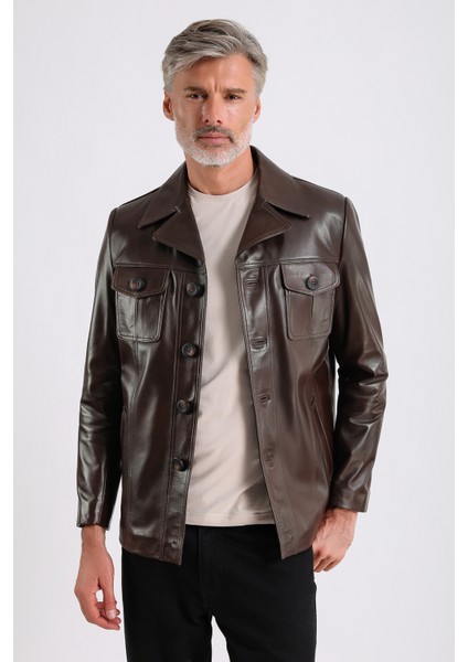 Ramos Erkek Safari Deri Mont modelleri