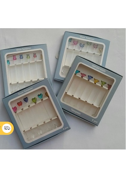 - Cam Çay Kaşığı - Ananas