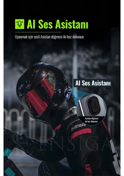 2 Intercom Bağlantılı Radyolu LCD Ekranlı Işıklı Su Geçirmez Motorcu Kask Kulaklık Müzik Çalar fiyatları