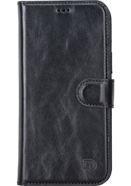 Apple iPhone 13 Pro Max Uyumlu Deri Cüzdanlı Kılıf Rustik Siyah fiyatları