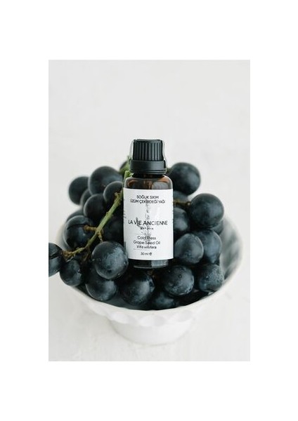 Soğuk Sıkım Üzüm Çekirdeği Yağı 30 ml Doğal İçeriklerle Zenginleştirilmiş Cilt Bakımı için fiyatları