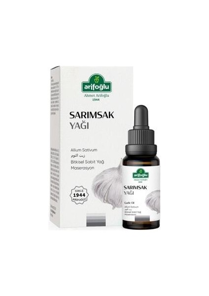 Saf Doğal Sarımsak Yağı 10 ml Sağlıklı Yaşam için Bitkisel Yağ fiyatları
