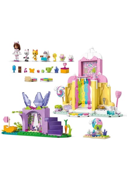 11205 LEGO Gabbys Dollhouse Şekerleme Dağı ve Kedi Bahçesi 263 Parça +4 Yaş fiyatları