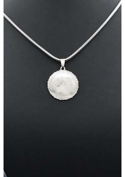 Allah Yazlı Kolye Paslanmaz Çelik Zincir 902294 fırsatları