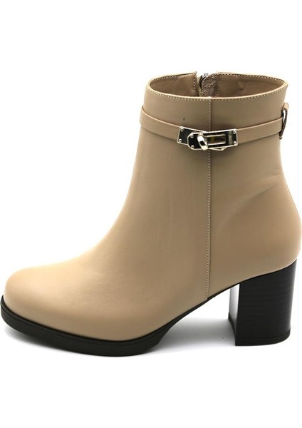 2599 Kadın Deri Bot