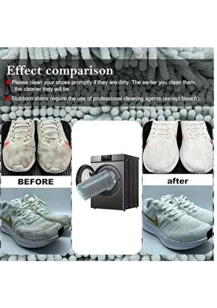 Makinede Pratik Deforma Önleyeci Eskimeye Dayanıklı Boya Vermez Ayakkabı Yıkama Çantası Torba File modelleri