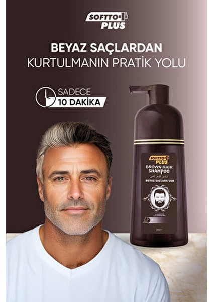 2'li Brown Hair Shampoo Beyaz Saçlardan Kurtulmanın Yolu 350 ml + 350 ml fiyatları