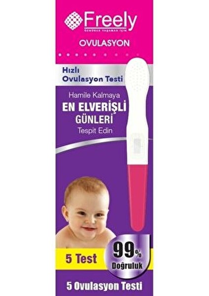 Ovulasyon Testi 5 Adet Medikal Kalite Hızlı ve Güvenilir Sonuçlar İçin fırsatları