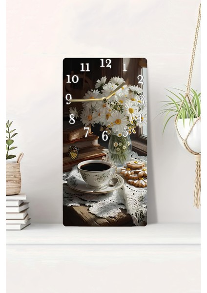 Şıklığın ve Huzurun Bir Araya Geldiği Özel Tasarım Mdf Dikdörtgen Saat! Uv Baskı– USD074