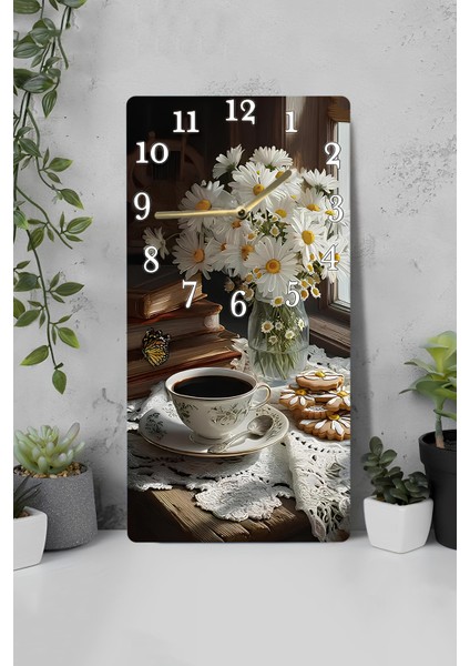 Şıklığın ve Huzurun Bir Araya Geldiği Özel Tasarım Mdf Dikdörtgen Saat! Uv Baskı– USD074