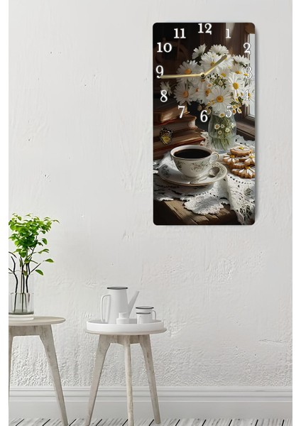 Şıklığın ve Huzurun Bir Araya Geldiği Özel Tasarım Mdf Dikdörtgen Saat! Uv Baskı– USD074