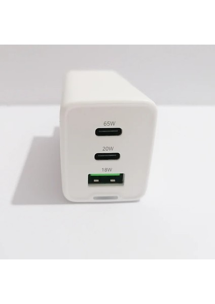 Acl AC-100 65WATT 1xusb-A 2xusb-C LED Işıklı Duvar Şarj Aleti Şarj Cihazı indirimleri