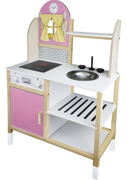 T1012 Ahşap Mutfak Pembe Ledsiz fiyatları