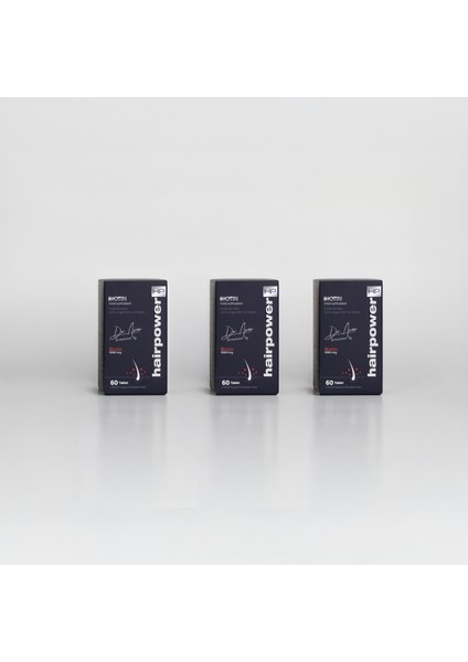 Hairpower 3'lü Biotin Seti 5000 Mcg