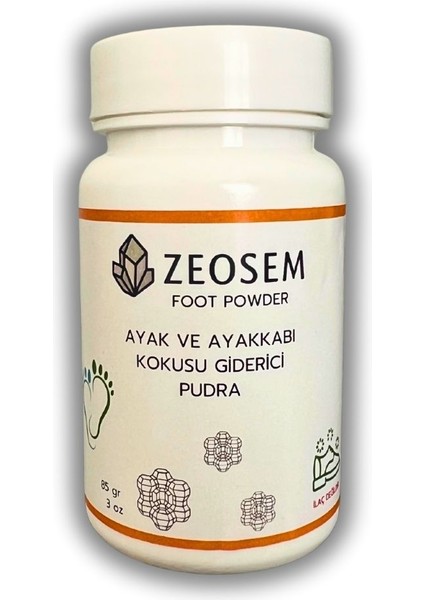 Zeosem Ayak ve Ayakkabı Koku Giderici 85 gr