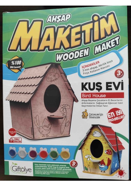 Ahşap Maketim Kuş Evi