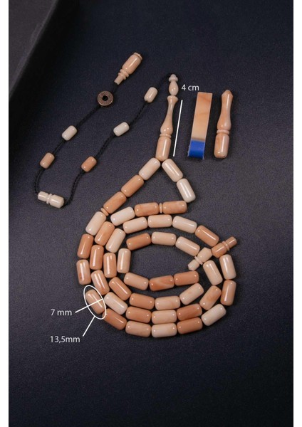 Kapsül Tane Özel Işçilik 45 Taneli Fransız Galalit Tesbih
