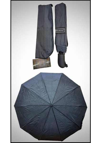 Otomatik 10 Telli 3 Kırmalı Şemsiye