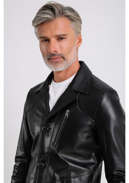 Rahel Erkek Hakiki Deri Mont indirimleri