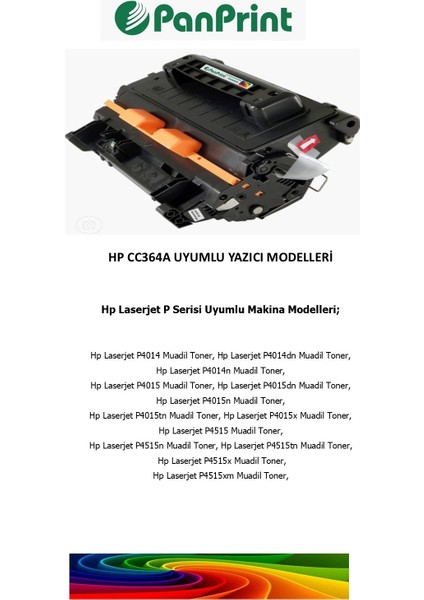 Hp Laserjet P4015TN Muadil Toner (10.000 Sf) fiyatları